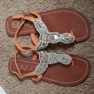 Sugar Rory Jacinda Beaded Sandals